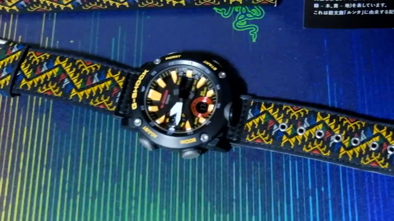 カシオ G-SHOCK Traditional Pattern Series Bhutan Textile GA-2000BT 
