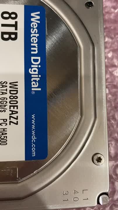 初期不良当てちゃいましたぁ ;つД｀)』 WESTERN DIGITAL WD80EAZZ [8TB