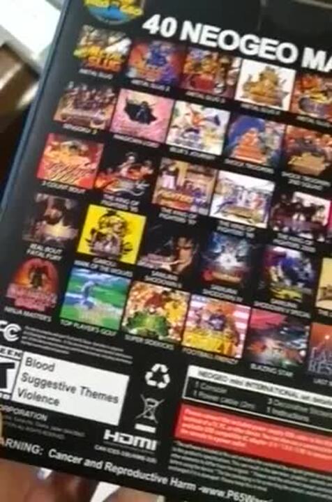 ネオジオミニ インターナショナル 純正パッド白/黒 HDMIケーブル