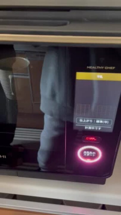 液晶パネル冷却ファンモーター異音』 日立 ヘルシーシェフ MRO-W10A の