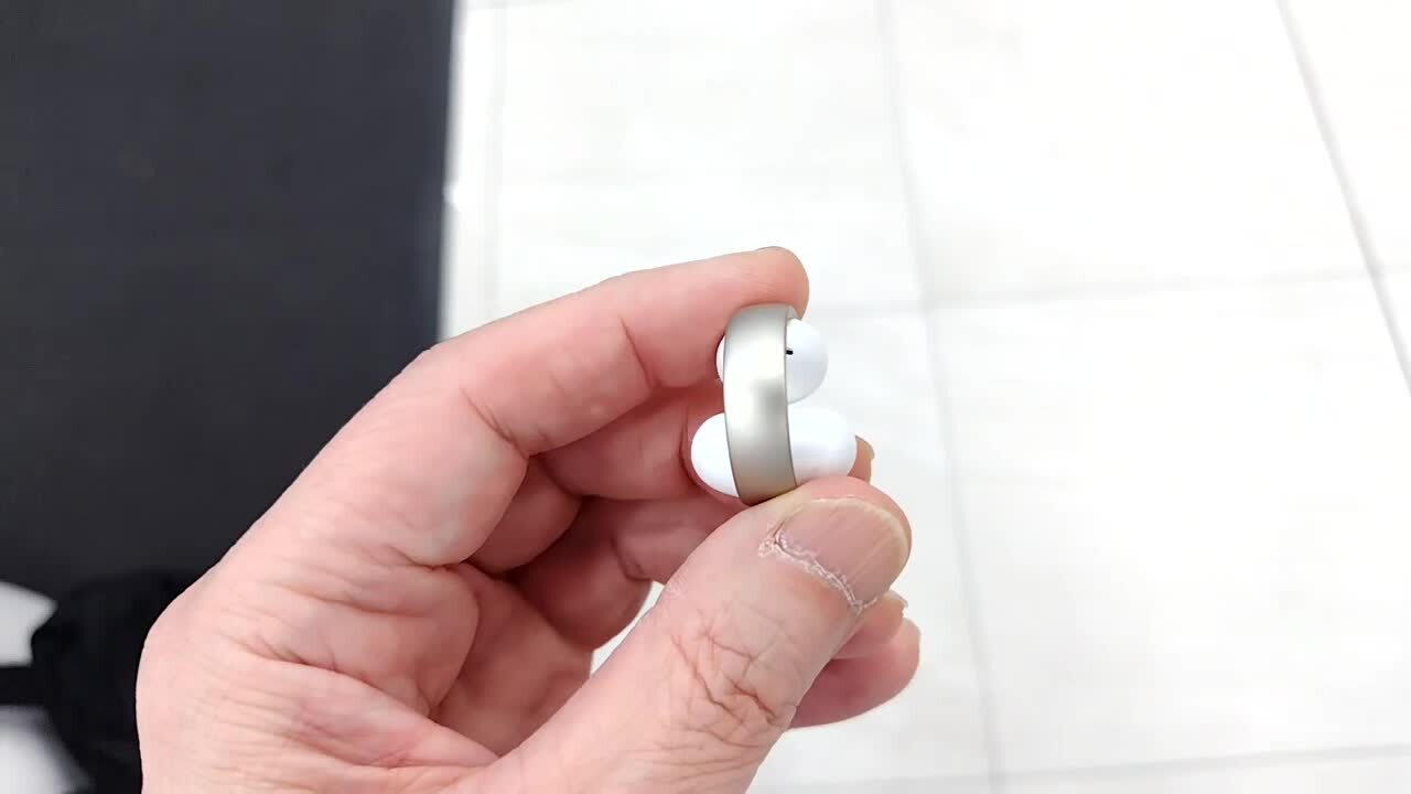 Anker Soundcore AeroClip ホワイト＆ゴールド Anker アンカー ワイヤレスイヤホン イヤーカフ型 Soundcore