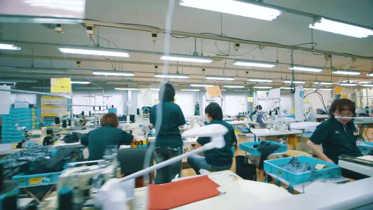 ミズノのものづくりを支える国内工場～Made in Japanはここから