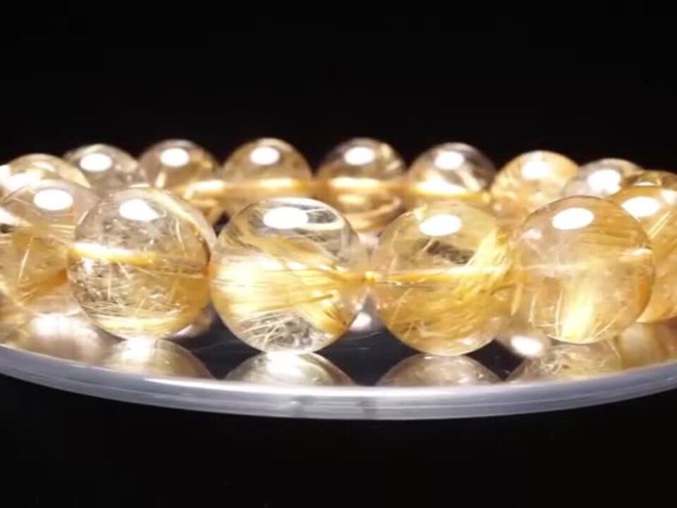楽天市場】タイチンルチル ブレスレット 13mm rutilelated