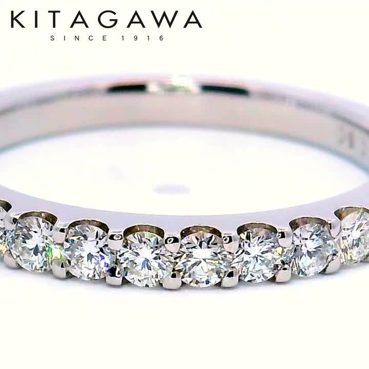 PT900 ダイヤモンド 1.00 パヴェ ハーフエタニティ リング プラチナ 楽天市場】ハーフエタニティ ダイヤモンドリング パヴェタイプ