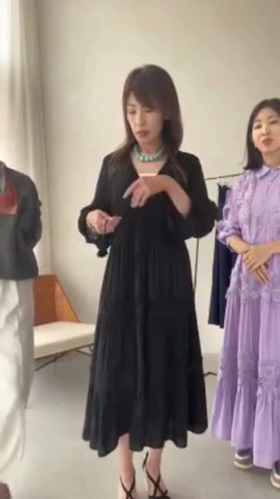 Bonjour diary4Y 刺繍入り長袖ブラウス　ワンピース Bonjour diary4Y 刺繍入り長袖ブラウス ワンピース