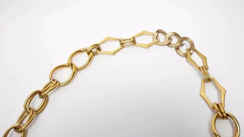 【美品】PRADA ロングネックレス チェーン ヴィンテージアクセサリー プラダ PRADA - 【男女兼用】プラダ メンズ レディース ロング チェーン