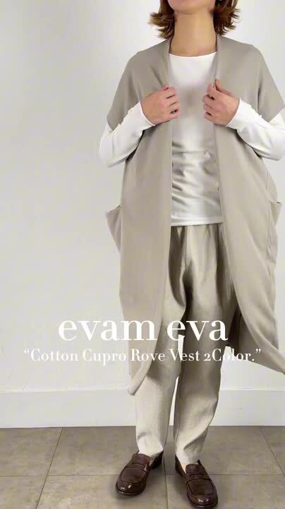 楽天市場】【動画あり】 evam eva(エヴァムエヴァ)cotton cupro