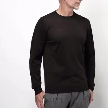 新品 未使用 アレッサンドロルッピ リネンコットン 半袖クルーネックニット Alessandro Luppi / アレッサンドロルッピ | リネン コットン