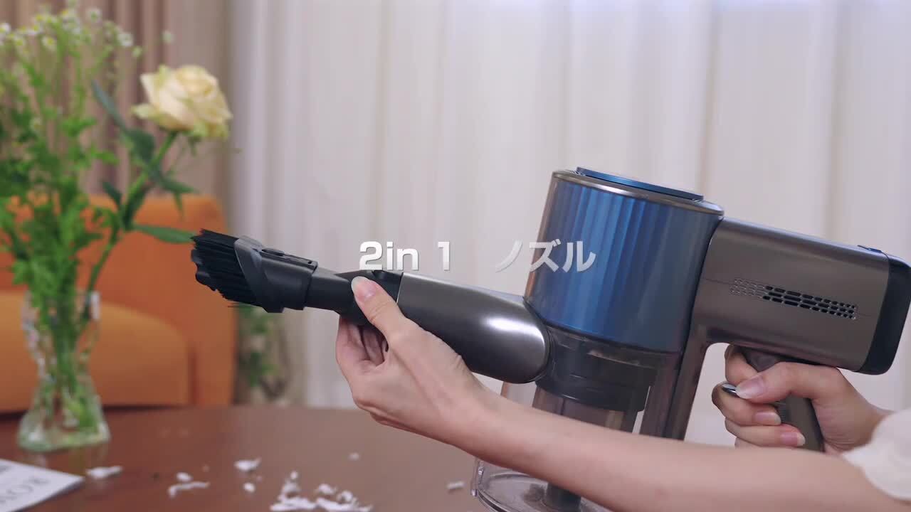 【新品未使用】サイクロン掃除機 コードレス スティッククリーナー 50000pa Amazon | 掃除機 コードレス【50000Pa超強力吸引力&45分連続稼働