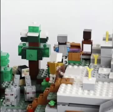 楽天市場】レゴ 互換 ブロック マイクラ風 超豪華セット 山の洞窟1000+