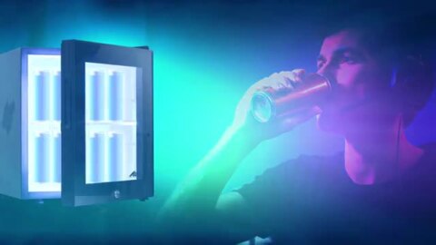 楽天市場】【公式直販】 LED内蔵 ミニゲーミング冷蔵庫 ミニ冷蔵庫