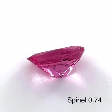 楽天市場】ネオンピンクスピネル ルース 0.74ct【品質保証書/宝石鑑別