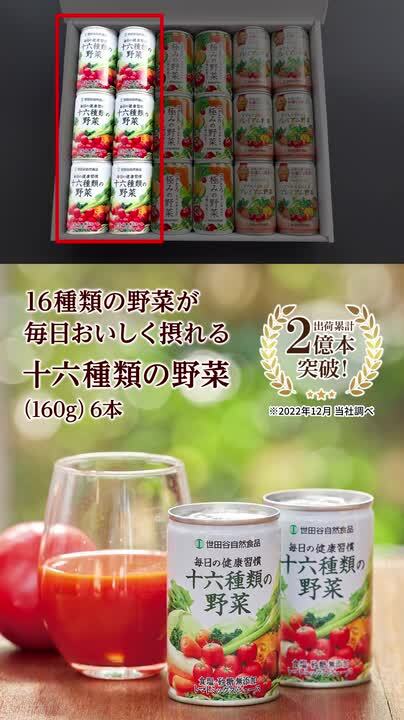 世田谷自然食品 十六種類の野菜ジュース 60本 十六種類の野菜 | 世田谷