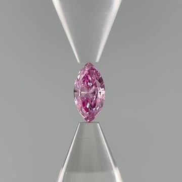 ピンクダイヤモンドリング 0.145・F. L. PURPLISH PINK