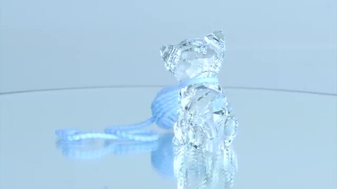 楽天市場】スワロフスキー Swarovski 子ネコ 座り 猫 Kitten, sitting