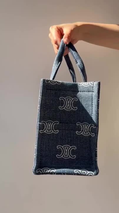 【関税込み】デニム トリオンフ カーフ刺繍 スモールタイトート org.jpg