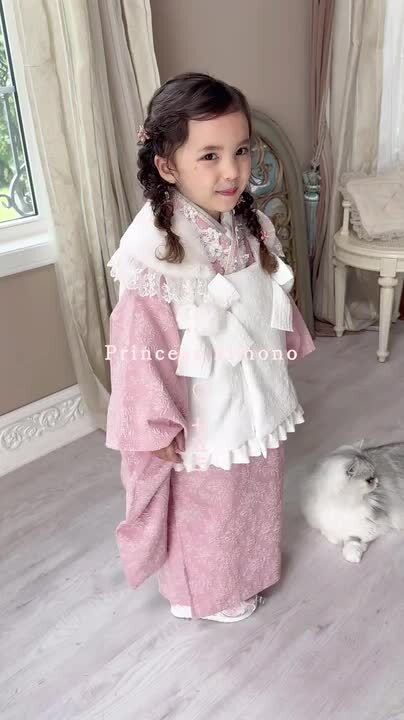 被布エプロン【ローズピンクフリル】チュール被布被布ドレス