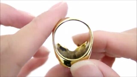 楽天市場】＼50%OFFセール／ ブラススカルリング(1)ドクロ指輪真鍮製 