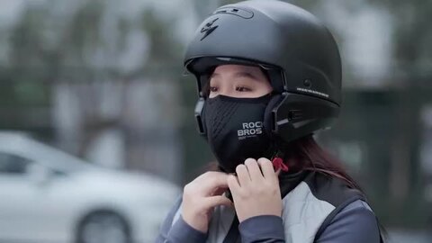 楽天市場】フェイスカバー ショート マスク ベルクロ固定 自転車