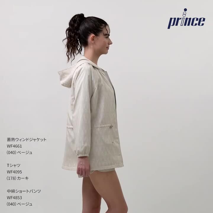 Prince WF4661 ホワイトウィンドジャケット レディースM Prince WF4661