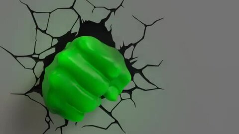 3D デコライト / マーベル： ハルク フィスト マーベル アベンジャーズ ハルク・フィスト 3DデコライトLED