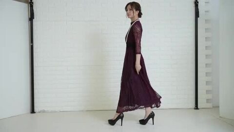 高品質　ドレス　ワンピース　レース　ロング　パーティー　結婚式　二次会　新品　M ニアナ niana 総レースロングレーススカート 結婚式ワンピース