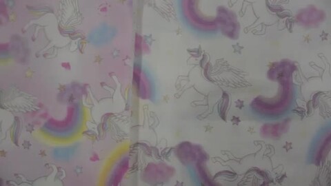 楽天市場】生地 綿オックス《ゆめかわユニコーン柄》【30cm以上10cm