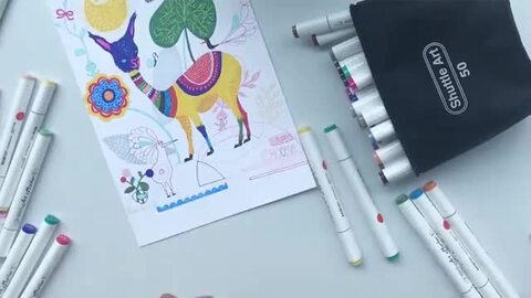 スタンピンアップ　アルコールブレンズ　マーカー　57本 楽天市場】【P10倍UP！】イラストマーカー 50~100色セット