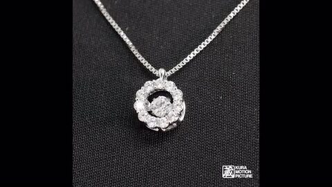 ラブアンドヘイト ラインストーンネックレス シルバー LOVE＆HATE ラブアンドヘイト ネックレス ペンダントトップ