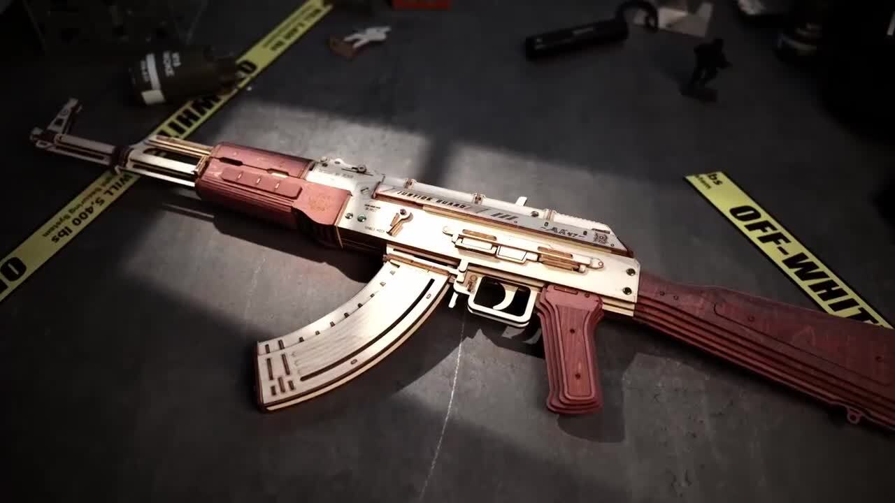 楽天市場】おもちゃの銃 トイガン おもちゃ リアル AK47 立体