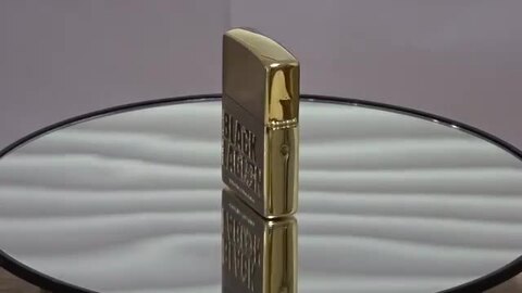 ZIPPO ライター ブラックラグーン シルバー＆ゴールド エダ ジッポ