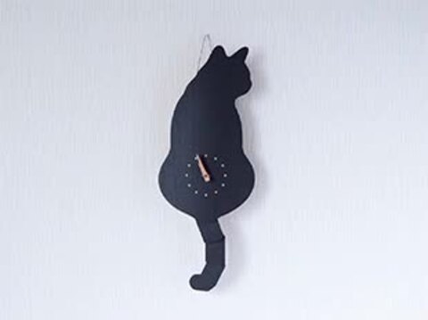 楽天市場】猫時計 振り子時計 壁掛け時計 藤井啓太郎「 猫のしっぽを