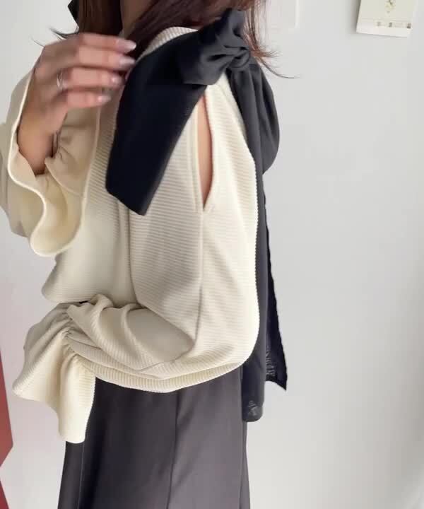 MILLY カーディガンワンピース長袖ボタン襟付き2way黒ストレッチ MILLY カーディガンワンピース長袖ボタン襟付き2way黒ストレッチ