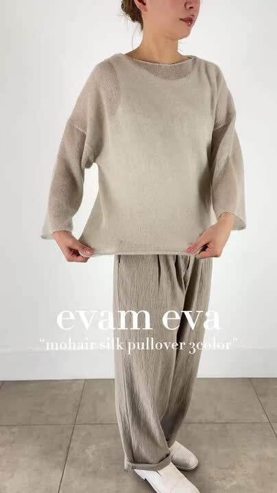 楽天市場】【動画あり】evam eva(エヴァムエヴァ)mohair silk
