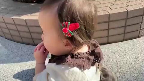 赤リボンサンタさん☆5センチパッチンピン 楽天市場】クリスマスカラー リボン ベビー 赤ちゃん パッチンど