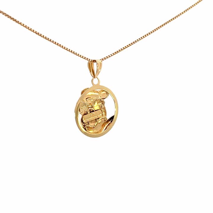 楽天市場】ディズニー ネックレス K18イエローゴールド Disney