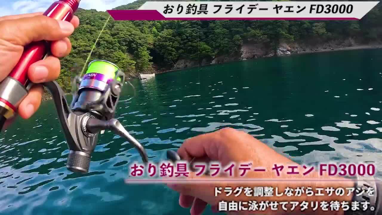 ヤエン釣り フルセット 振出し竿(ロッド約5m) リール(2000番
