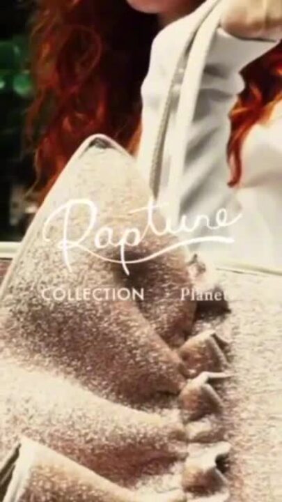 【新品未使用】Rapture ラプチャー パールチャームリボンバスケット L 新品未使用】Rapture ラプチャー パールチャームリボン