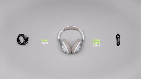 AONIC 40 / ホワイト / Bluetooth ヘッドフォン AONIC 40 Wireless Noise Cancelling Headphones (White)