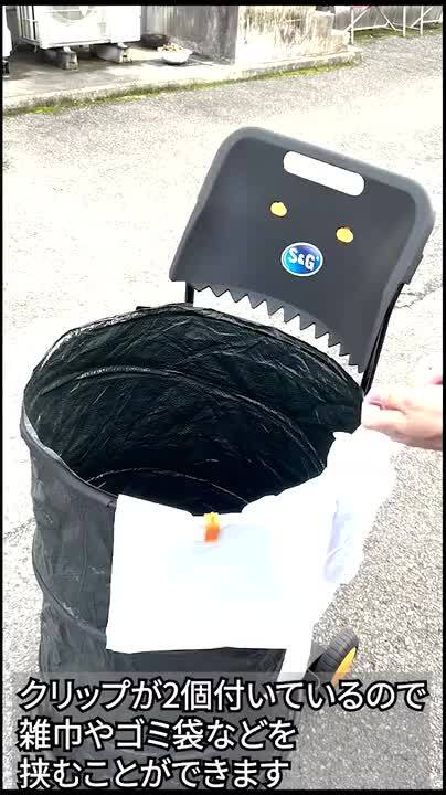 楽天市場】comcon 車輪付きガーデンバケツ CG-B100 ミニレーキ付き