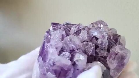 天然石　原石　アメジスト　クラスター　558g パワーストーン 綺麗なアメジスト原石を1個 550円【現金特価】で店舗限定販売を