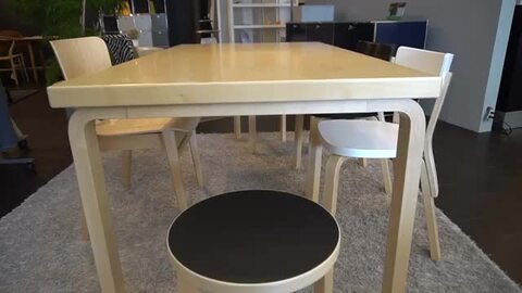 Artekテーブル 82A 150x85x72(H)_天板厚み4cm　アアルト Artekテーブル 82A 150x85x72(H)_天板厚み4cm アアルト 82Aテーブル