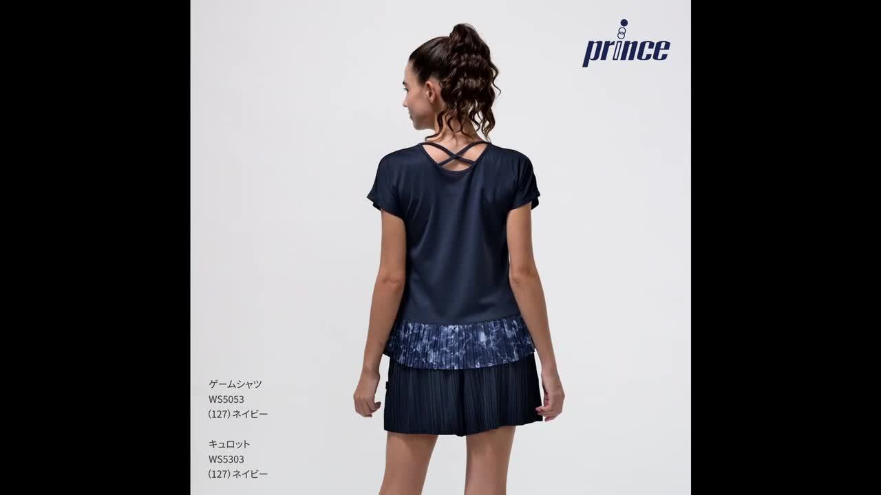 prince プリンス テニスウェア 上下・バイザー セット レディース 楽天市場】プリンス テニスウェア（レディース） ゲームシャツ