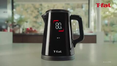 『新品未使用』T-fal 電気ケトル 1250W ブラック T-fal ティファール 電気ケトル ディスプレイ ロック