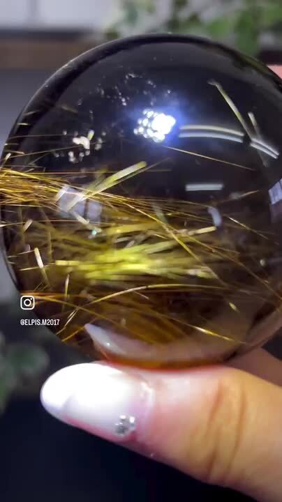 楽天市場】ルチル クォーツ スフィア 丸玉 水晶 ルチルクォーツ