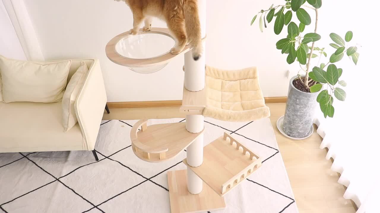 突っ張り型キャットタワー ML10-258/ML10-258WH 楽天市場】【2000円OFF9/30迄】 ＼楽天1位・板厚み15mm