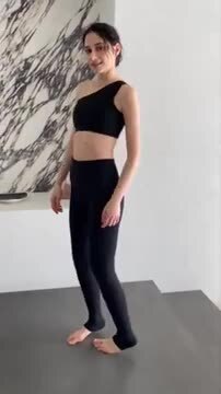 ♥美品♥アシンメトリーブラトップ・レギンスセット＆ヨガラグ ♥美品♥アシンメトリーブラトップ・レギンスセット＆ヨガラグ