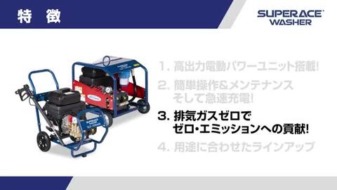 楽天市場】【スーパー工業】 電動パワーユニット式 高圧洗浄機 [SLC