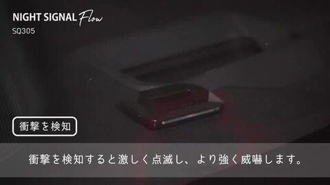 楽天市場】カーメイト SQ305 ナイトシグナル フロー レッド 防犯