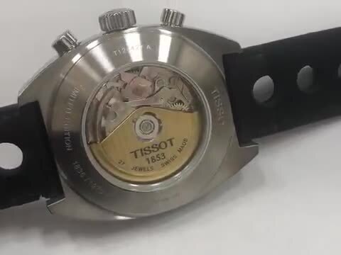 楽天市場】Tissot ティソ HERITAGE 1973 ヘリテージ1973 世界限定1973本 自動巻きクロノグラフ腕時計 正規代理店商品  T124.427.16.031.00 : 加坪屋（かつぼや）